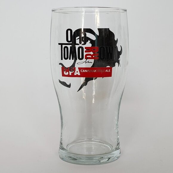 RARE Old Tomorrow Brewing Company Beer Glass PINT GLASS John A. Macdonald - Picture 5 of 5